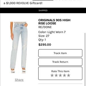 Re-Done jeans from Revolve.